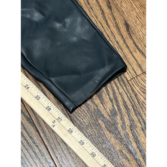 Banana Republic Women's Black Devon Legging-Fit Vegan Leather Ankle Pants Size 2 - Picture 5 of 5